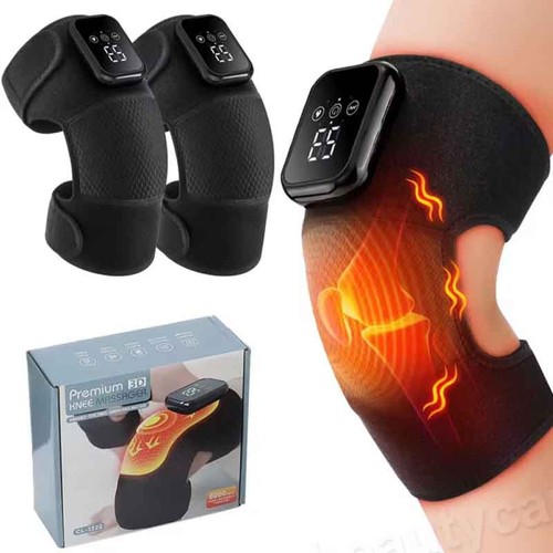Heated knee massager cordless - heated,