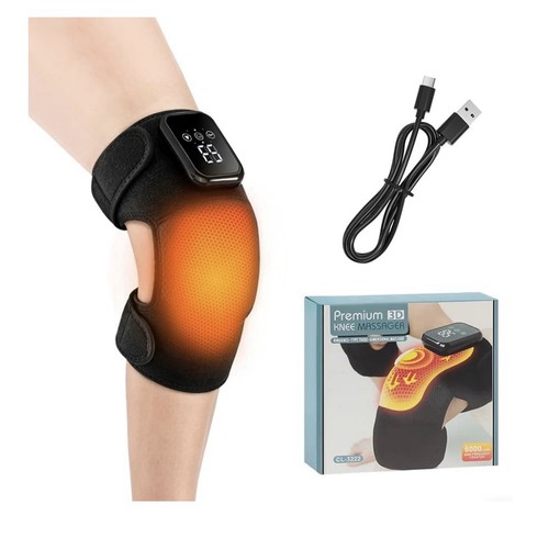 Heated knee massager - heated,