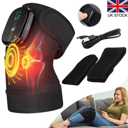 Heated knee massager brace - knee,