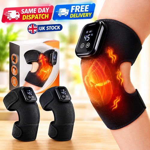 Cordless heated knee massager - knee,