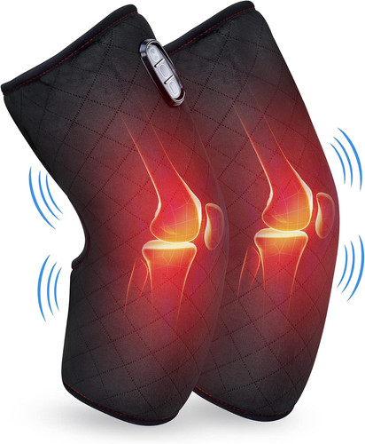 Heated knee massager with - heated,