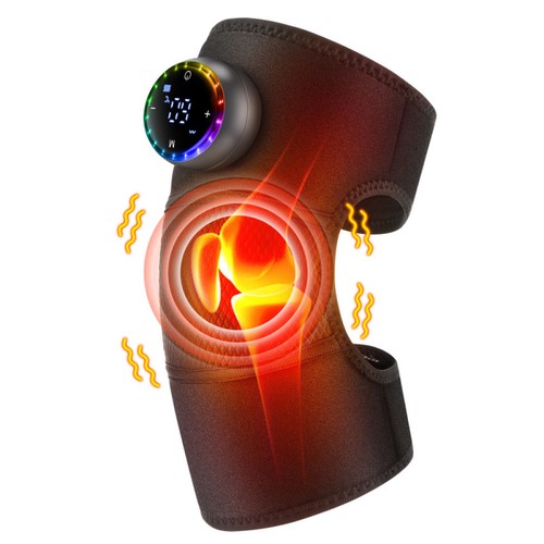 Heated knee massager brace - massager,