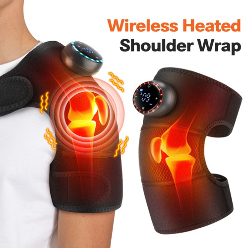 Heated knee massager - heated,