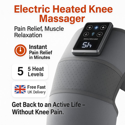 Vibration heated knee brace - vibration,